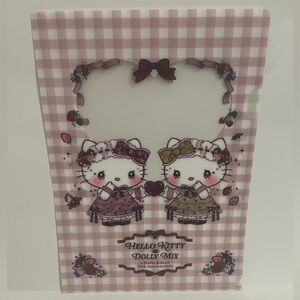 Hello Kitty and Mimi Dolly Mix 50th Anniversary Thin File Folder